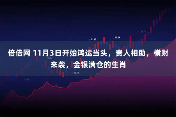 倍倍网 11月3日开始鸿运当头，贵人相助，横财来袭，金银满仓的生肖